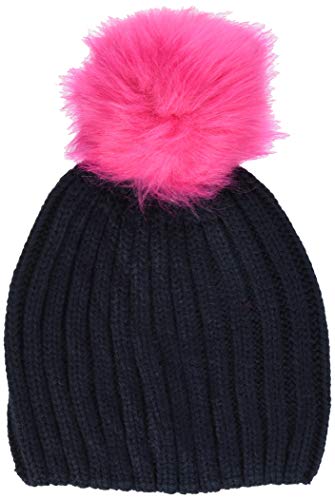 Hatley Czapka zimowa dla dziewczynek, Blue (Pink Pom Pom 400), L