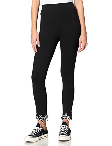 Desigual Damskie legginsy z odkrytymi wzorami