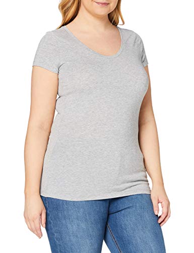 G-STAR RAW Damska koszulka Base R T Wmn Cap Sl, szary (grey htr 906), L