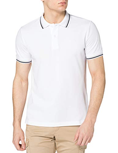 Geox Męska koszulka polo M Sustainable A, optical white, XXL