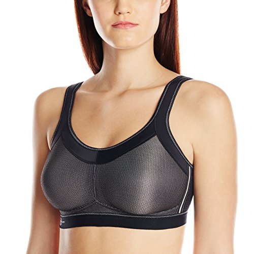 Anita Active Damski biustonosz sportowy Momentum, czarny (schwarz 001), 75B