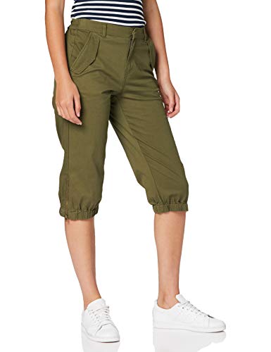 VERO MODA Damskie spodnie Vmkhloe Mr Pocket Zip Knickers khaki, Green Milieu, S