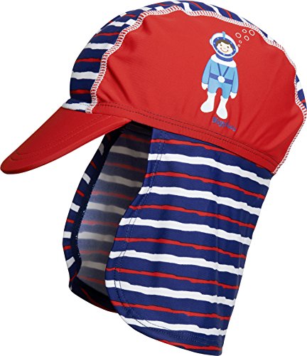 Playshoes Chłopięca czapka z ochroną UV dla nurków 461129, 8 - czerwona, 49, 8 – czerwony, 49