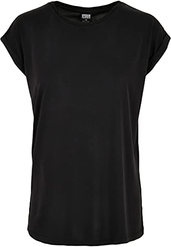 Urban Classics Damska damska koszulka z przedłużonym ramieniem modal, Czarny, XL