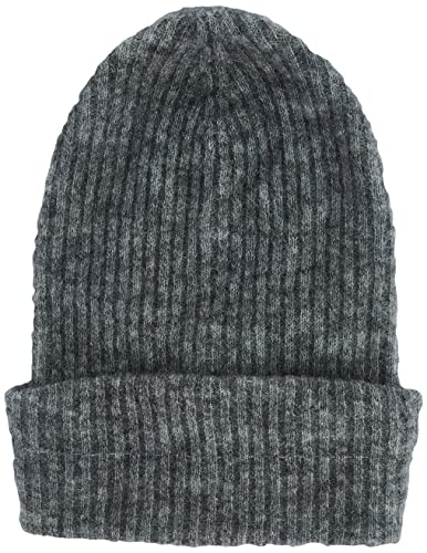 PIECES Pcbana Wool Hood Noos czapka damska, Medium Grey Melange, jeden rozmiar