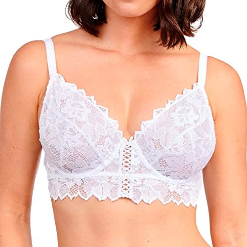 Sans Complexe Damski biustonosz z fiszbinami Arum-Bustier Armatures bez wyściółki, Biały (Blanc 3), 80D (Rozmiar producenta : 80/95D)