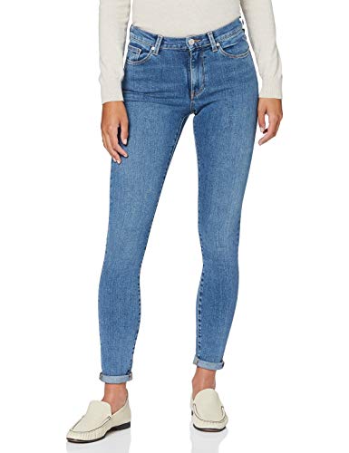 GANT Damskie spodnie rekreacyjne Skinny Super Stretch, Semi Light Blue Broken in, 33W / 30L