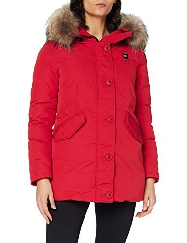 Blauer Damska kurtka pikowana Blouson Imbottito Piuma