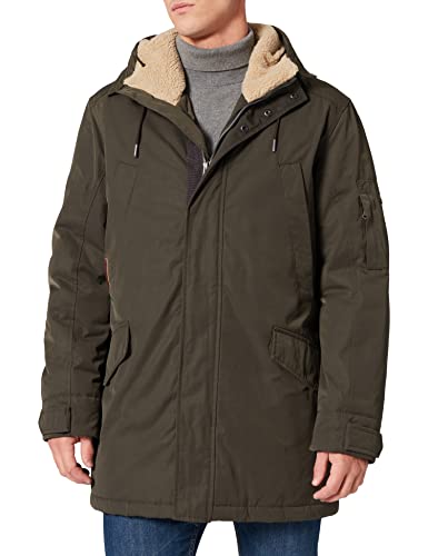 camel active Kurtka męska, zielony (Dark Olive 38), 54