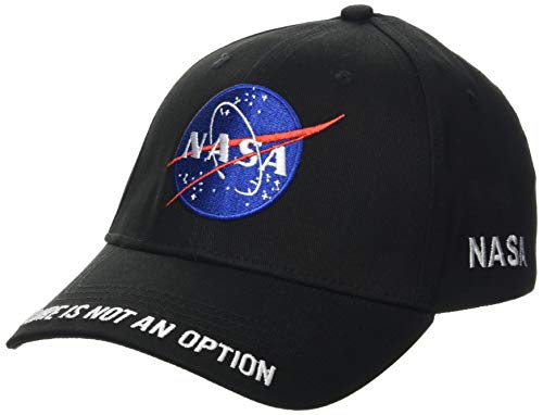 Nasa Logo Unisex czapka czarna Fan-Merch, Noir, jeden rozmiar