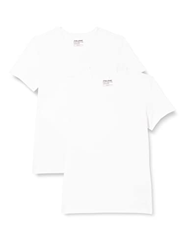 Blend T-shirt męski z dekoltem w serek, 2 sztuki w opakowaniu, biały (White 70002), XL