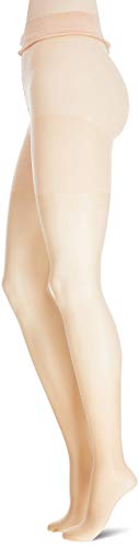 KUNERT Curvy 20, przezroczyste rajstopy z wygodnym ściągaczem, do rozmiaru 60/62, rajstopy damskie w kolorze skóry, matowe, 20 den