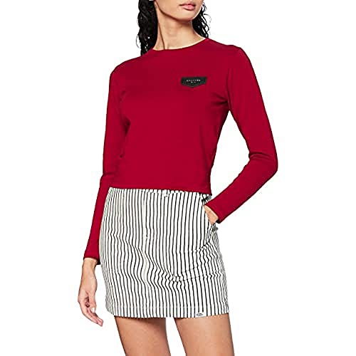 Gianni Kavanagh Damska koszulka Burgundy Core Long Sleeve Tee