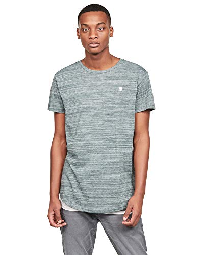 G-STAR RAW Męski t-shirt Starkon luźny okrągły dekolt, zielony (balsam 2990), XXS