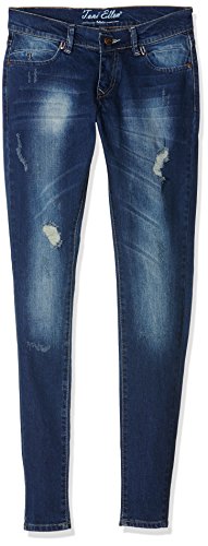 Toni Ellen Damskie spodnie jeansowe Life Style, niebieski (niebieski), 33W / 30L