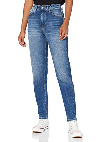 ONLY Spodnie damskie, niebieski (Dark Blue Denim), S / 30L
