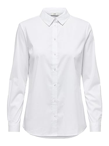 JdY Damska bluzka Jdymio L/S WVN Noos, biały (biały), 34