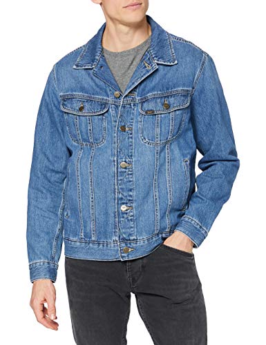 Lee Męska kurtka dżinsowa Lee Rider, Washed Camden, XXL