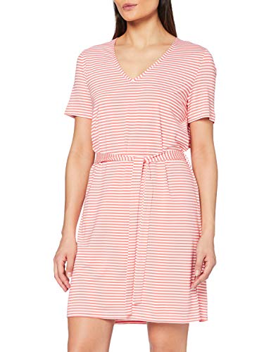 VERO MODA Damska sukienka Vmpolly Ss Short Dress JRS, Snow White - Dubarry Stripes, XS
