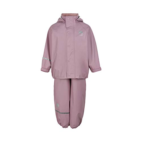 Celavi Unisex Basic Rainwear Set-Solid Pu kurtka przeciwdeszczowa, Mauve Shadow, 100