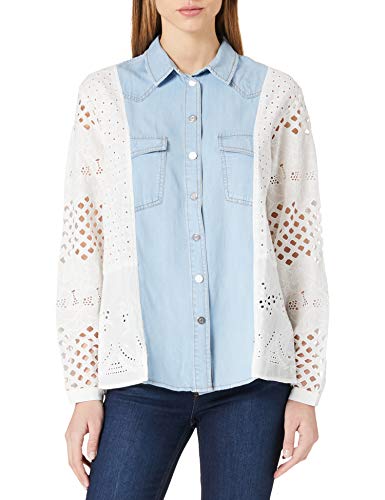 Desigual Damska koszulka Cam_Indo, biały, S