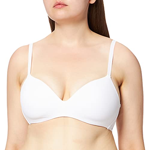 Skiny Damski biustonosz bez fiszbin Micro Essentials, biały, 70B