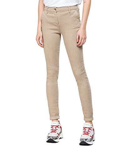 Replay Damskie spodnie LYSA, beżowy (Beige 769), 32W x 32L
