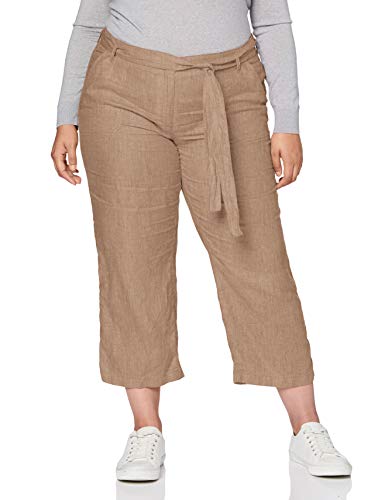 BRAX Damskie spodnie w stylu Maine S skrócone lniane spodnie, Toffi, 29W / 30L