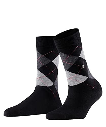 BURLINGTON Damskie skarpety Queen, nieprzezroczyste, czarne (Black 3009), 36-41