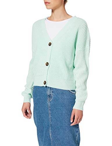 VERO MODA Damska kurtka z dzianiny Vmlea Ls z dekoltem w serek Cardigan Noos, Icy Morn, S