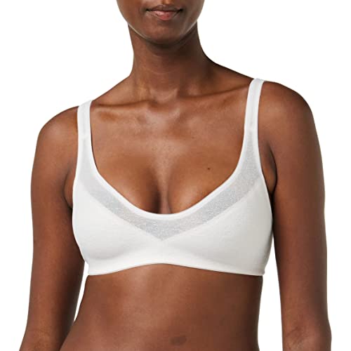 Sloggi Oxygene Infinite Soft Bra biustonosz bez fiszbin, biały/rosa, L