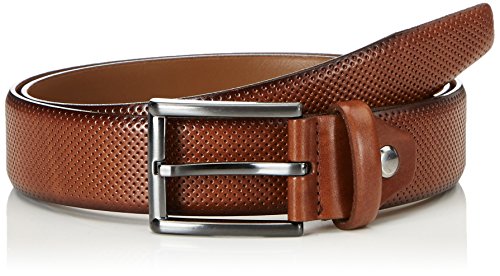 MLT Belts & Accessoires Męski pasek Dublin, brązowy (Cognac 6700), 80