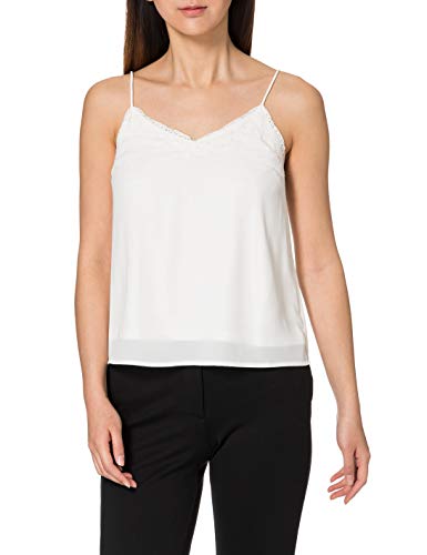 PIECES Damskie majtki z koronką Pcpamela Noos Bc Top, Cloud Dancer Detail:cp, XS