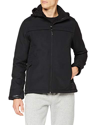 Eight2Nine Męska kurtka softshell z kapturem