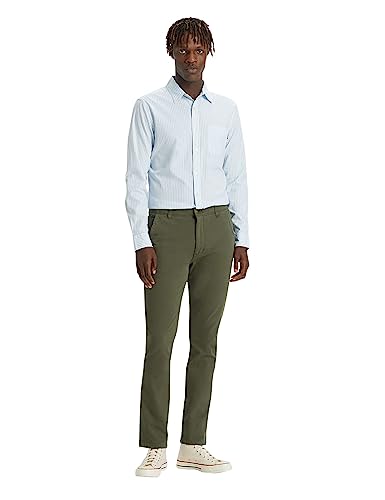 Dockers Spodnie męskie w luźnym stylu, Zielony (Dockers Olive 0011), 31W / 32L