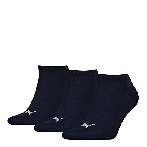 PUMA Skarpety do sneakersów unisex (3 pary), granatowy, 35.5-38 EU