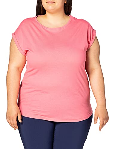 Urban Classics Damska koszulka z przedłużonymi ramionami, Różowy grejpfrut, 3XL