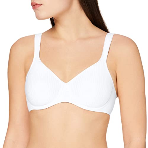 Triumph Biustonosz Modern Soft+Cotton W B-F 75-110, biały, 80D