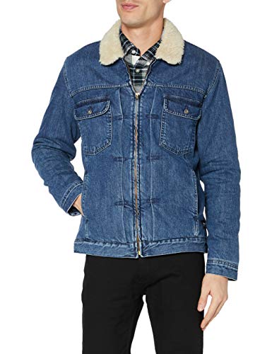 Edwin Męska kurtka dżinsowa z zamkiem błyskawicznym