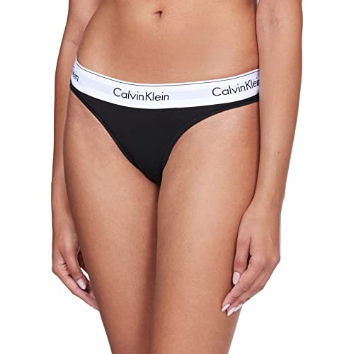 Calvin Klein Stringi damskie, czarne, XXL