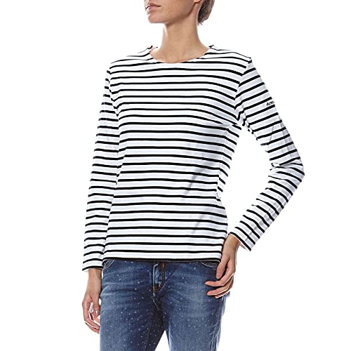 Armor Lux T-shirt damski, wielokolorowy (Bi9 wielobarwny/głęboki granatowy), 42