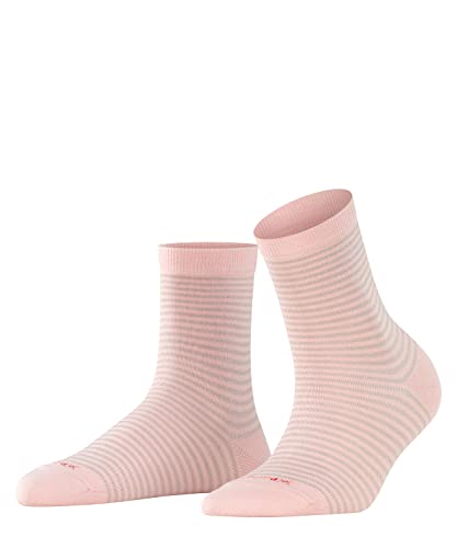 Burlington Skarpety Ladywell Ringlet bawełna damskie czarno-białe wiele innych kolorów wzmocnione skarpety damskie ze wzorem oddychające w paski kolorowe, cienkie z brokatem 1 para