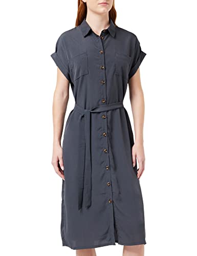 Only Kobiety Onlhannover S/S Shirt Dress Noos Wvn Sukienka, Granatowy, 40