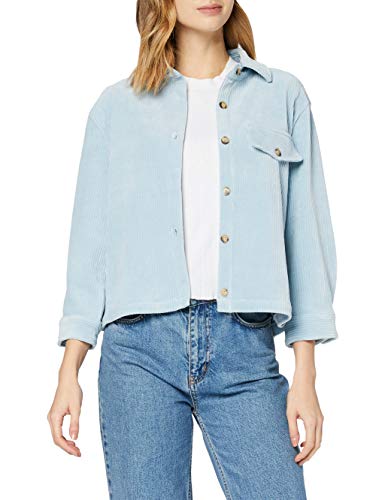 SPARKZ COPENHAGEN Damska koszula Lourdes Corduroy, niebieski (Powder Blue), L