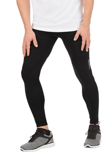 Trigema Męskie legginsy sportowe 631008, czarny (schwarz 008), XL