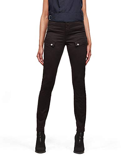 G-STAR RAW Blossite Army Ultra High Skinny spodnie damskie, Czarny (Dk Black Gd D17834-c106-b564), 24W / 32L