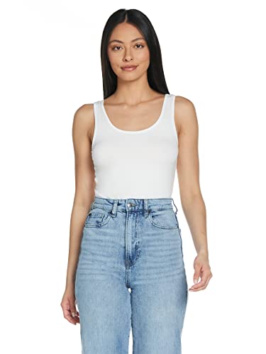 ONLY Onllive Love Long Tank Noos Top damski, biały (White White), S