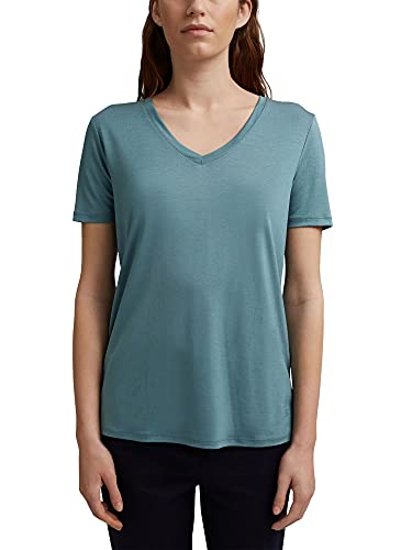 ESPRIT Collection T-shirt damski, 460/ciemny turquoise, S