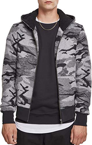 Urban Classics Męska kurtka Camo Zip Jacket, wielokolorowy (Darkcamo 00707), S