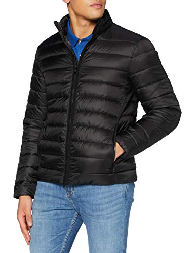 Geox Męska kurtka M Dennie Short JKT (Quilted Jacket, Black/Iron, XXL